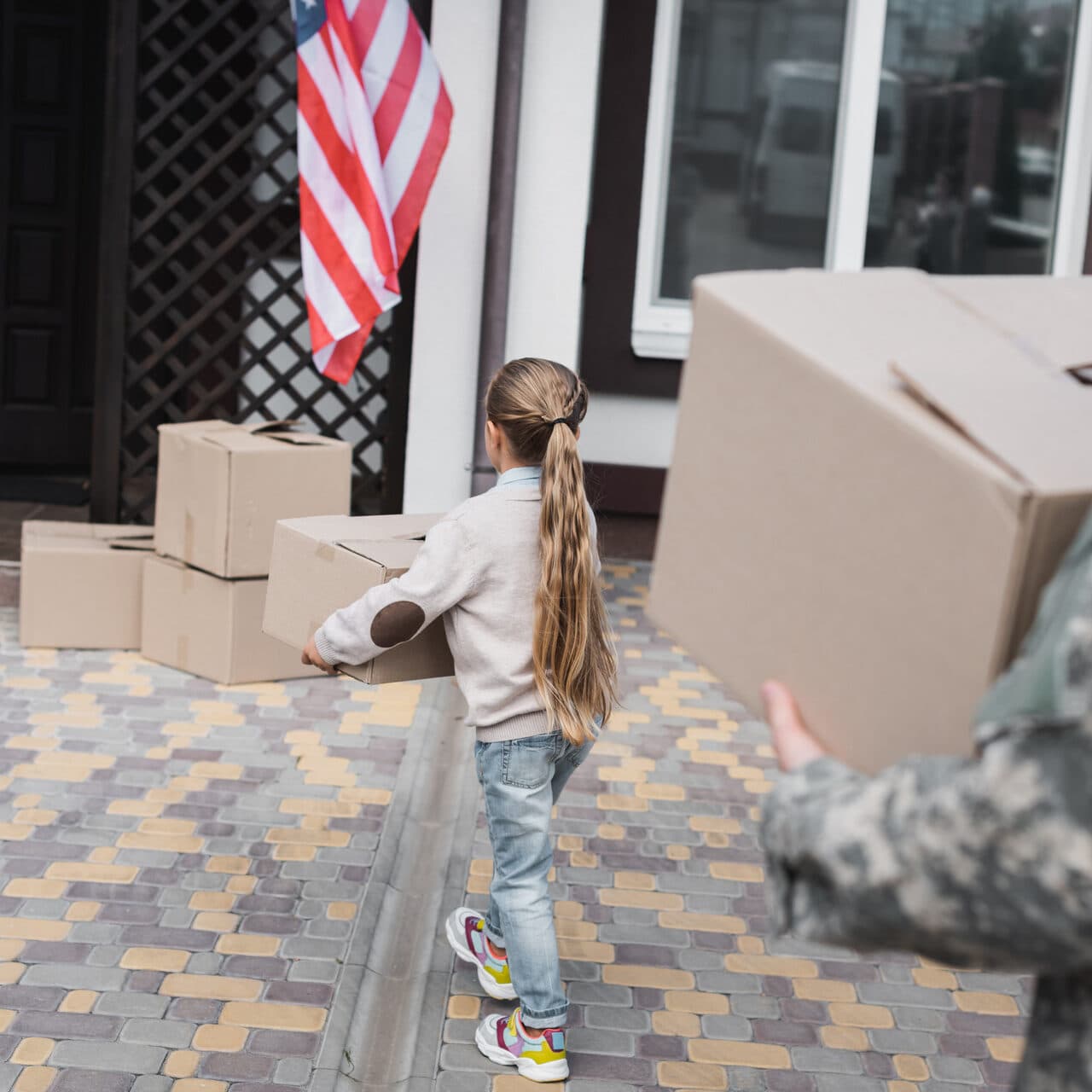 Military family supported by Tier 1 PCS