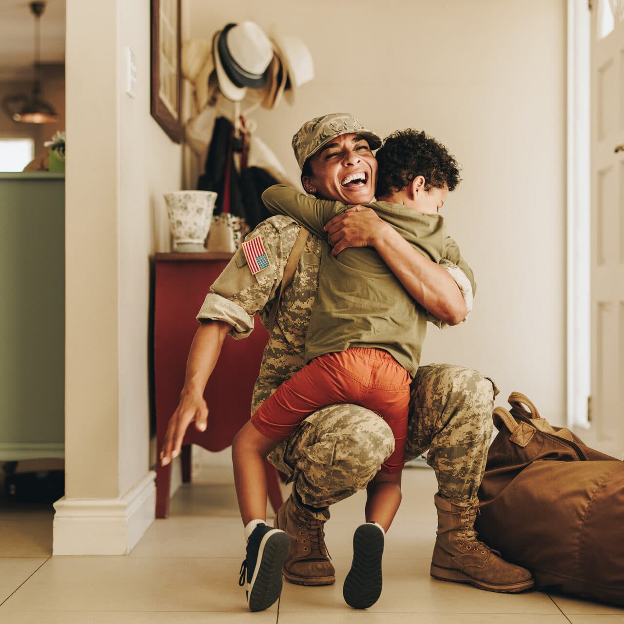 Military family during PCS